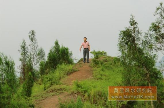 莫亚老师在“龙头”上